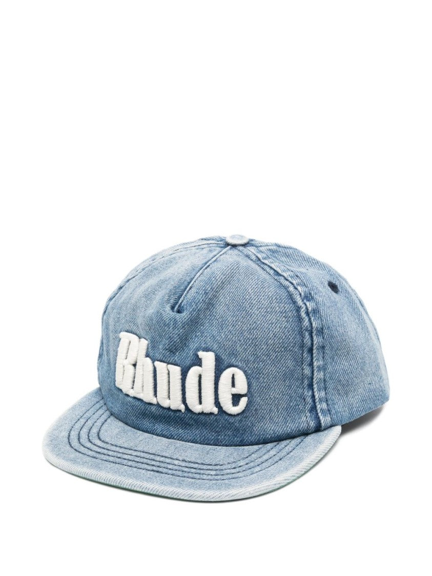 Rhude Light Blue Denim Cap