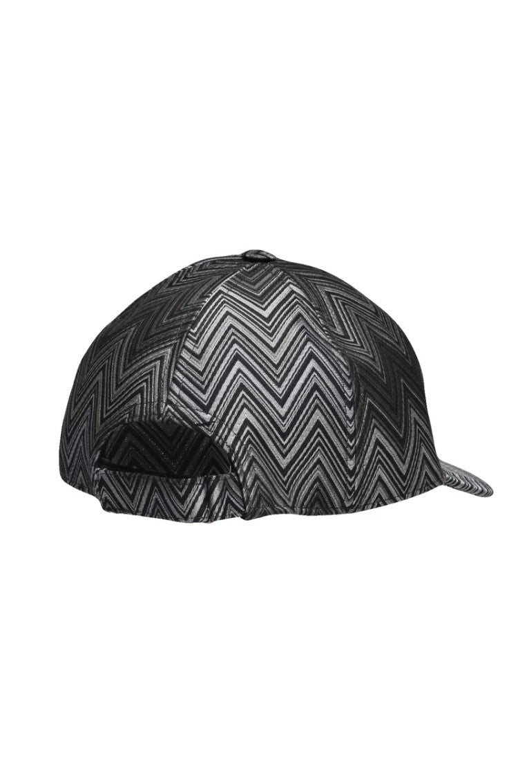 Missoni Zigzag Patterned Grey Hat