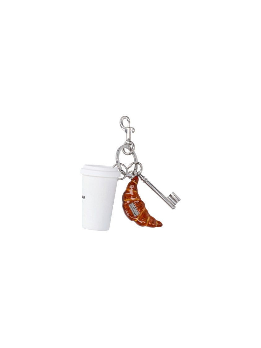Balenciaga Multicolor Coffee Cup Key Ring