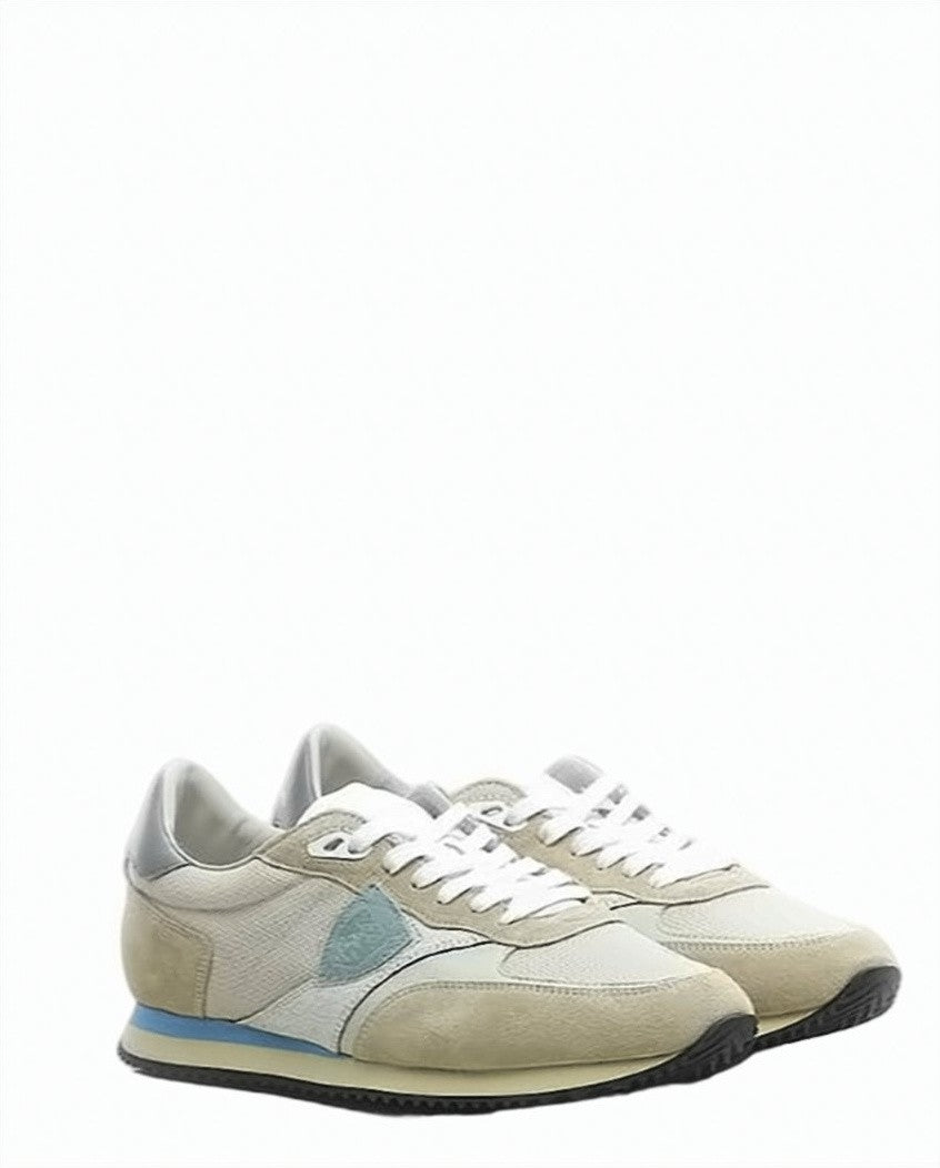 Philippe Model Bvlu Mesh Suede Running Sneakers