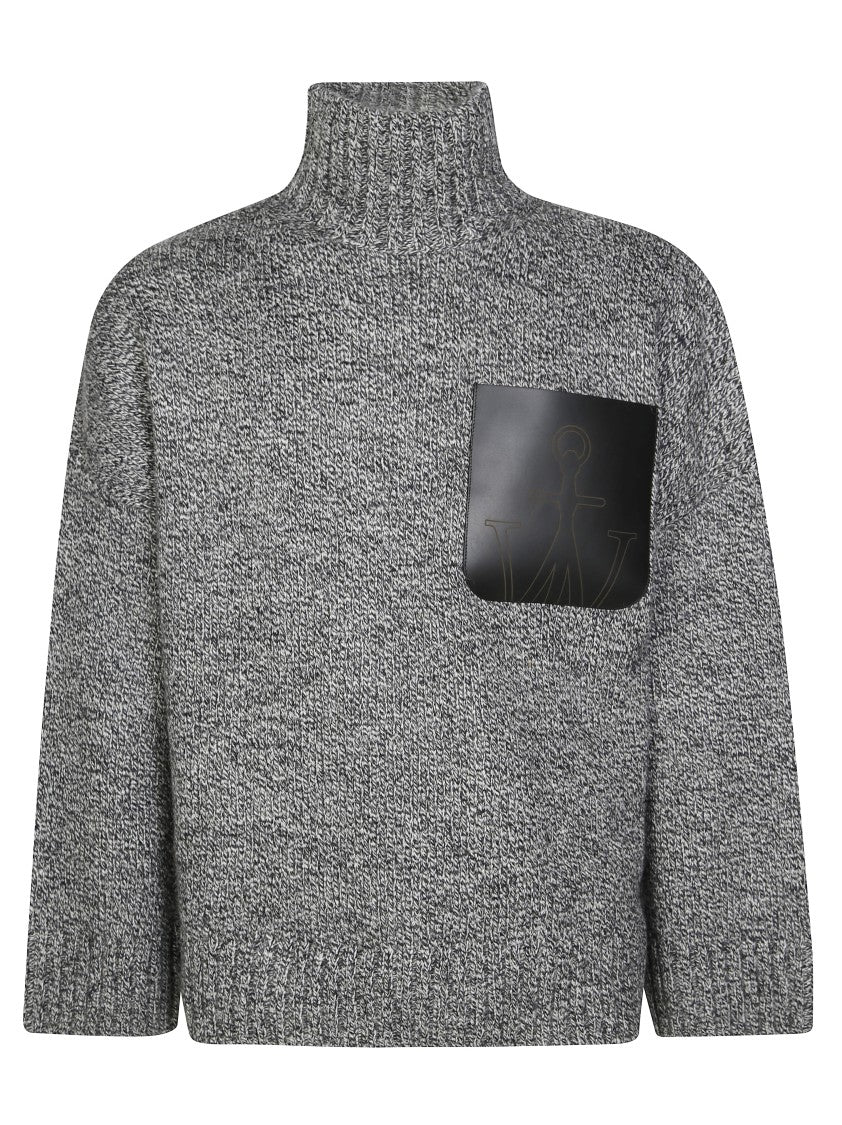 J. W. Anderson Boxy Cropped Jumper With High Neckline