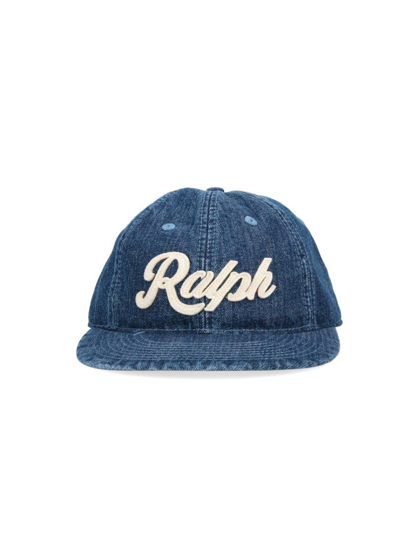 Polo Ralph Lauren Blue Six-Panel Embroidered Denim Hat