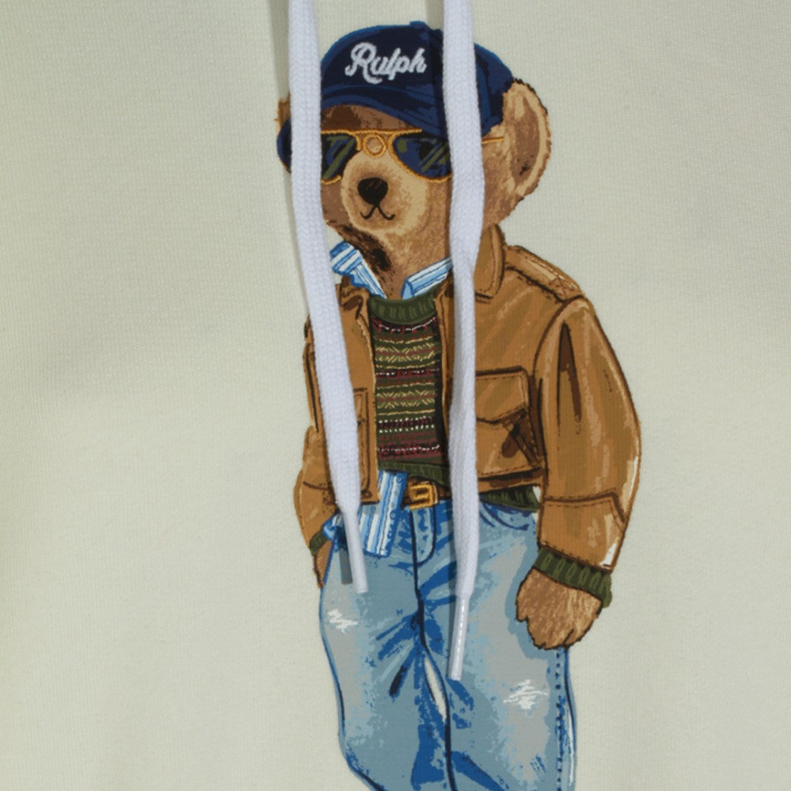 Polo Ralph Lauren Relaxed Fit Hoodie With Playful Bear Graphic
