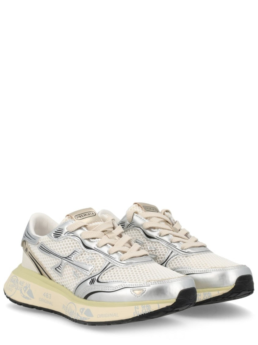 Premiata Lauryn Breathable Mesh Overlay Sneakers