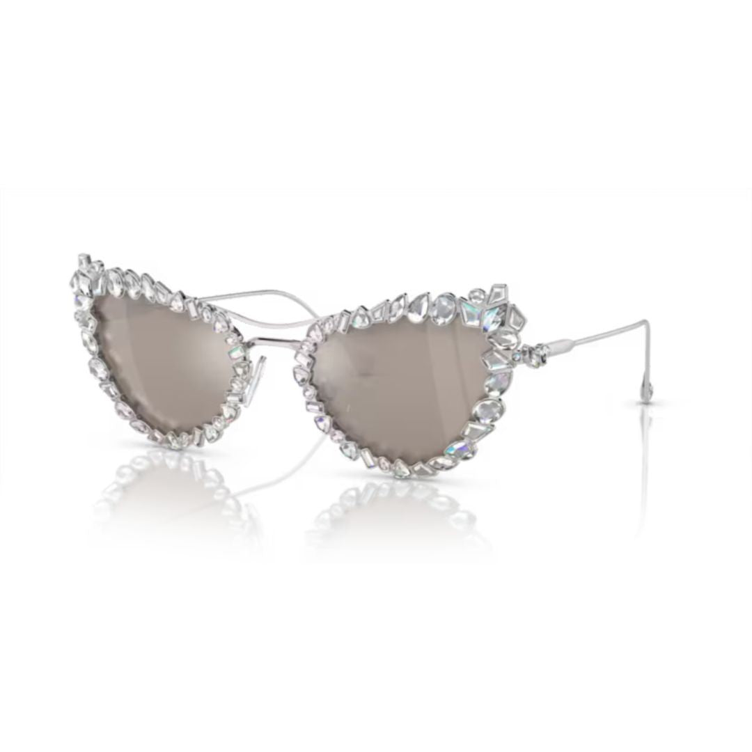 Swarovski 0Sk7011 Cat-Eye Sunglasses With Crystal Embellishments