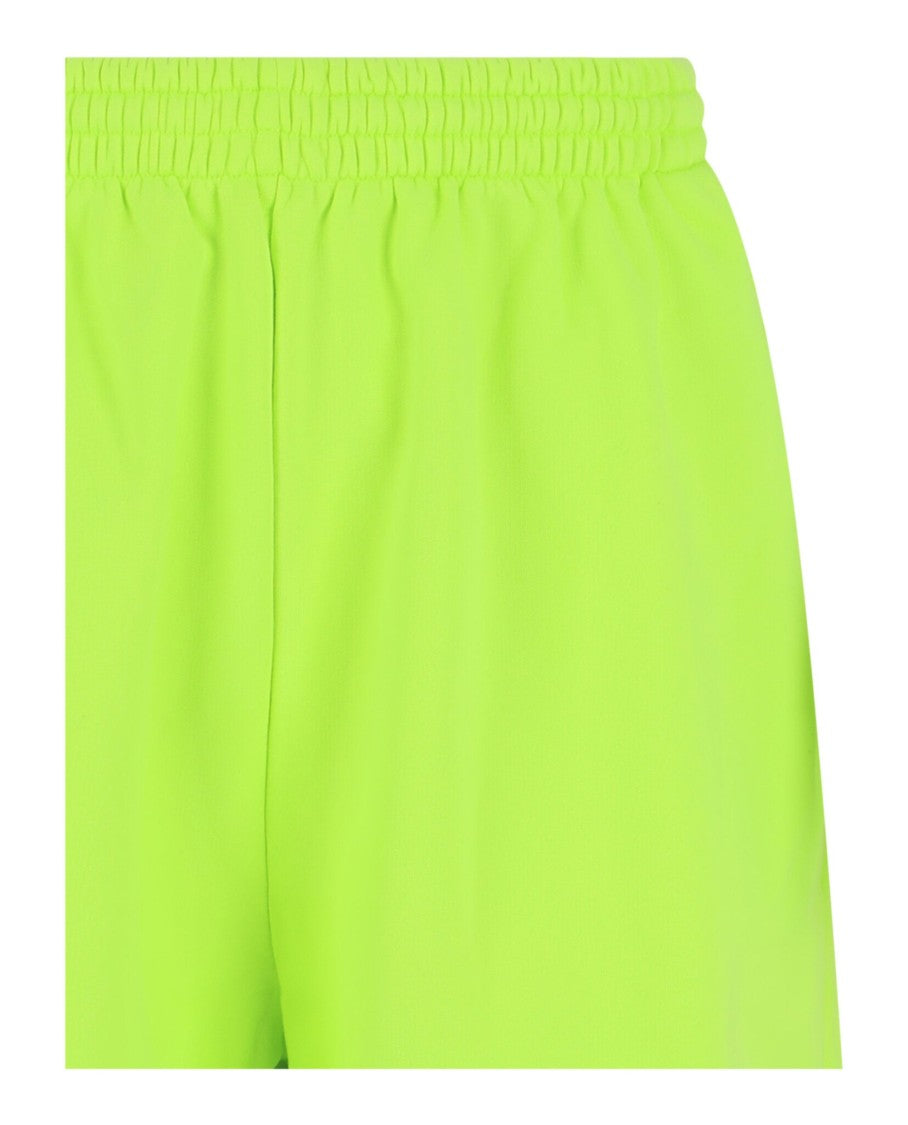 Balenciaga Bb Embroidered Logo Sweat Shorts