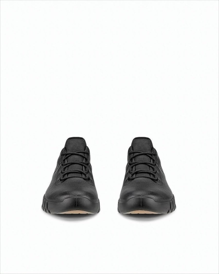 Ecco Textured Cowhide Leather Sneakers