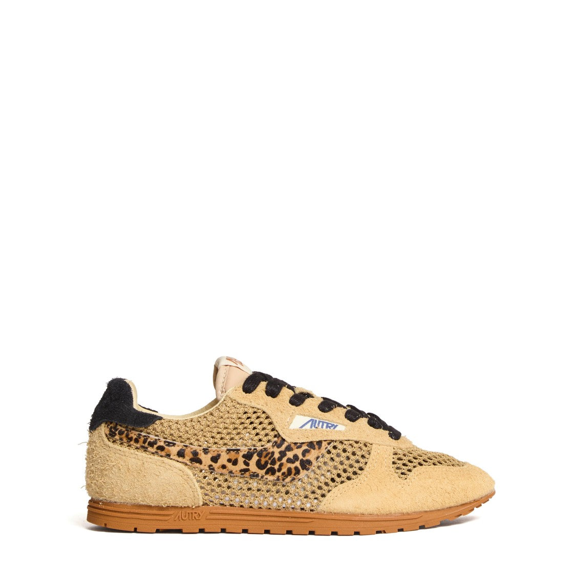 Autry Windspin Suede Animalier Running Sneakers