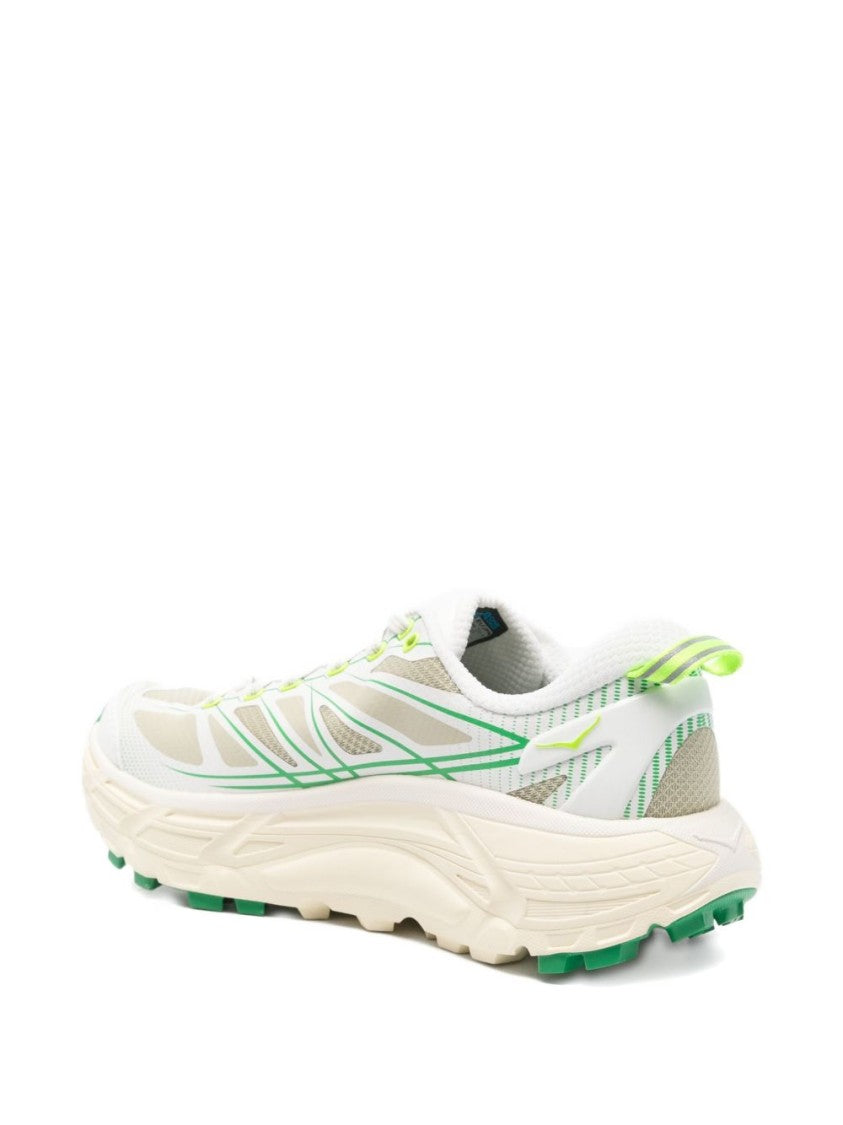 Hoka White Sneakers With Breathable Mesh Upper