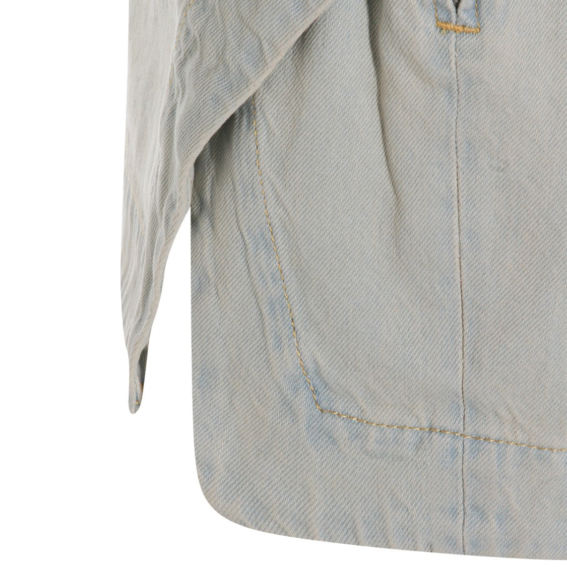 Vivienne Westwood Blue Fabric A-Line Midi Skirt