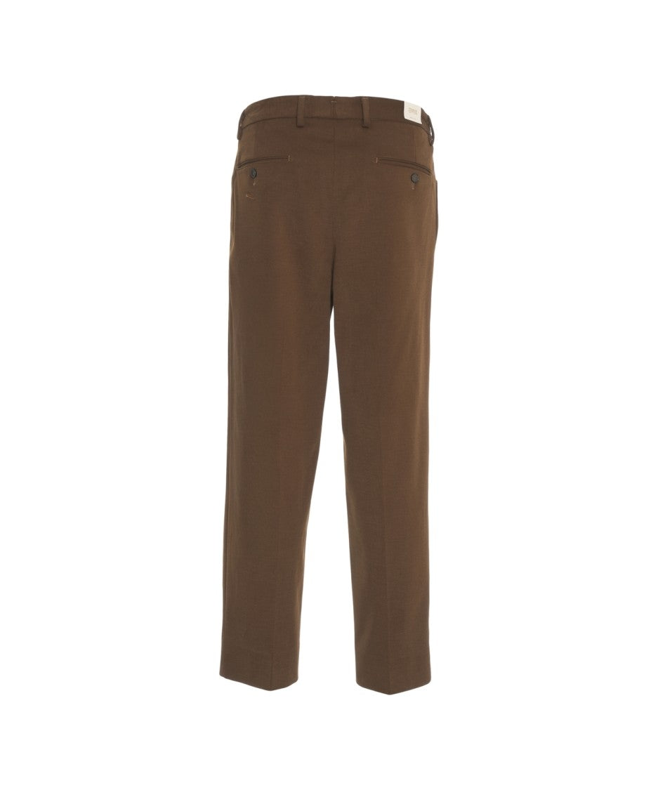 Briglia Timeless Brown Chino Trousers With Tailored Silhouette