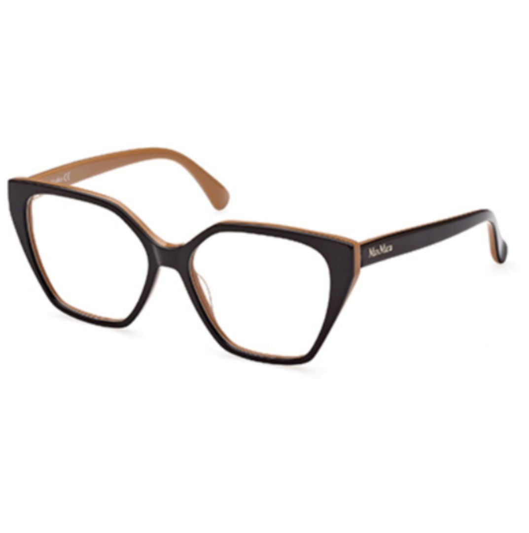 Max Mara Mm5085 Oversized Geometric Frame Eyeglasses