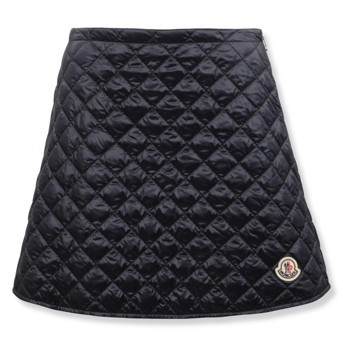 Moncler Quilted Mini Skirt With A-Line Silhouette