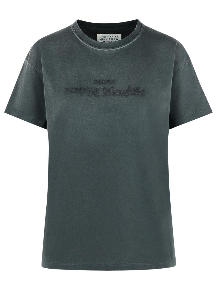 Maison Margiela Cotton Jersey T-Shirt With Reverse Embroidery