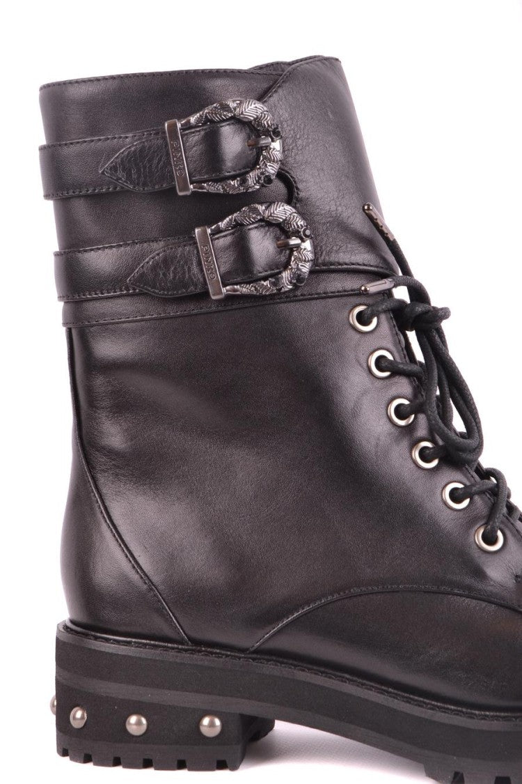 Pinko Ankle Boots With Lace-Up Front