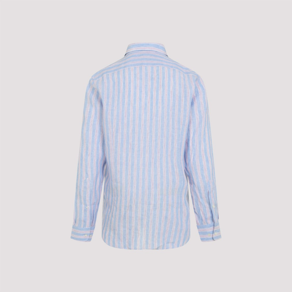 Etro Light Blue/Pink Striped Linen Shirt