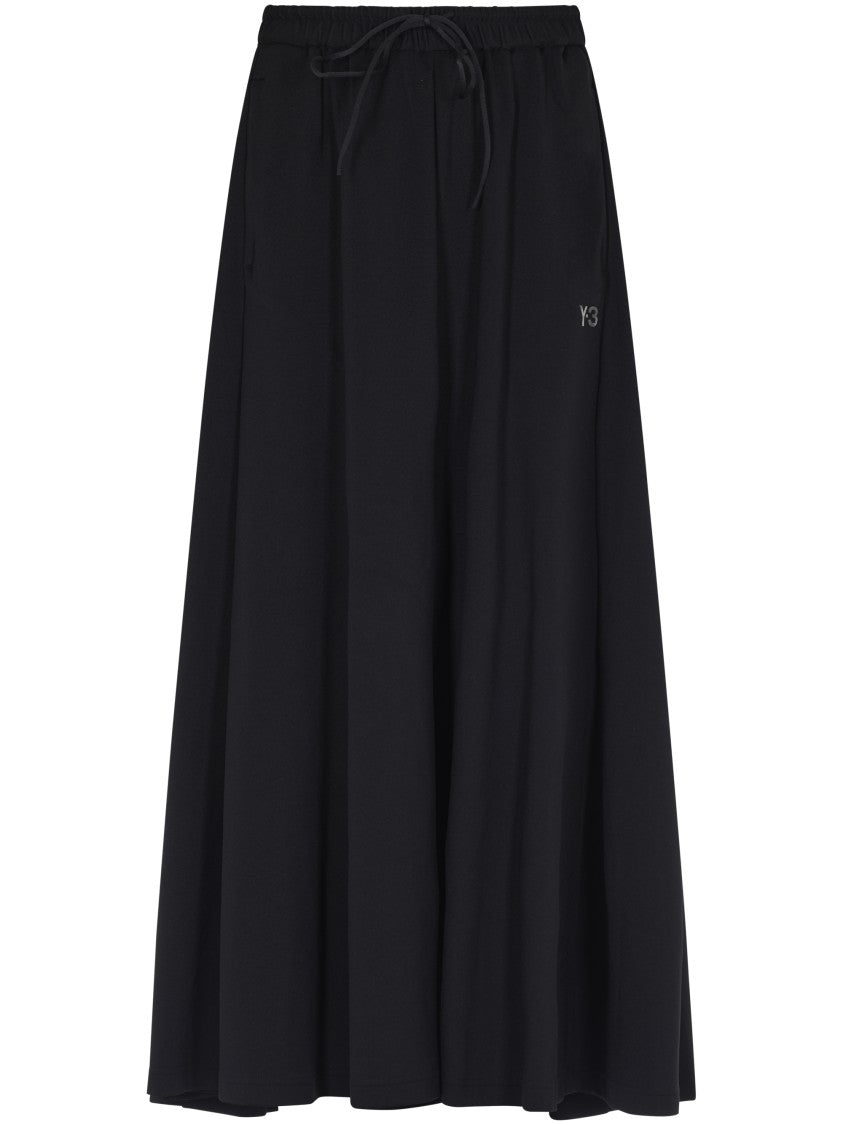 Y-3 A-Line Skirt With Matte Finish