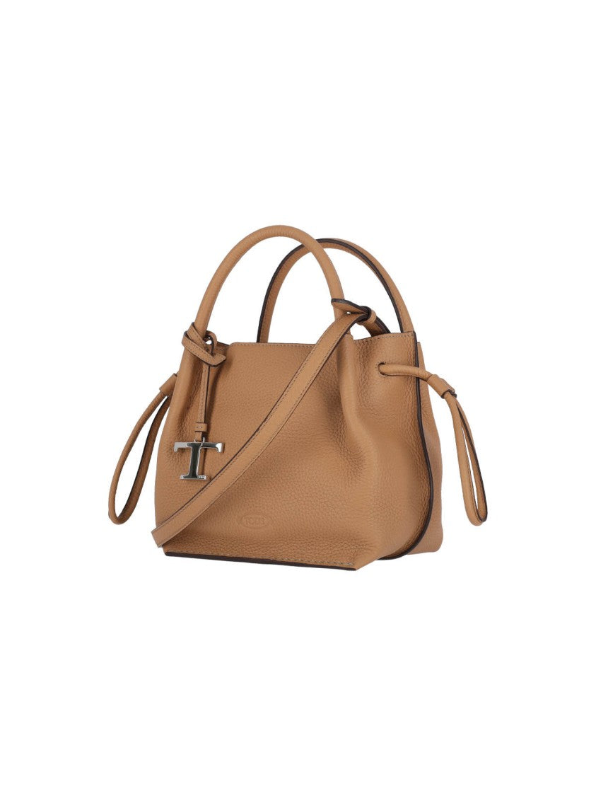 Tod's Pebbled Leather Bucket Bag