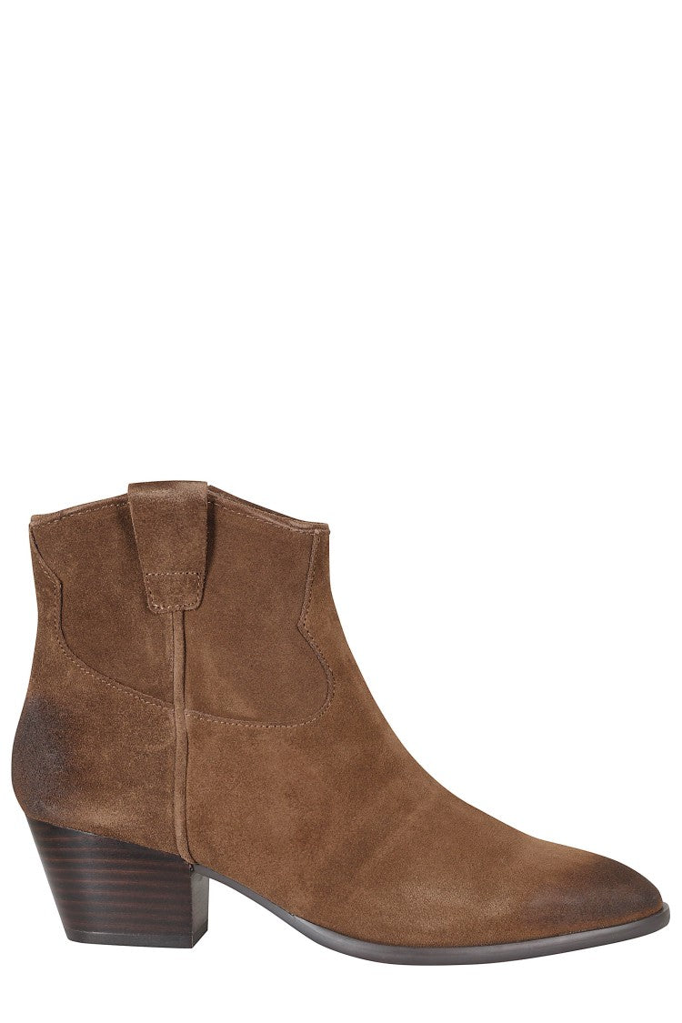 Ash Mink Fame Suede Ankle Boots