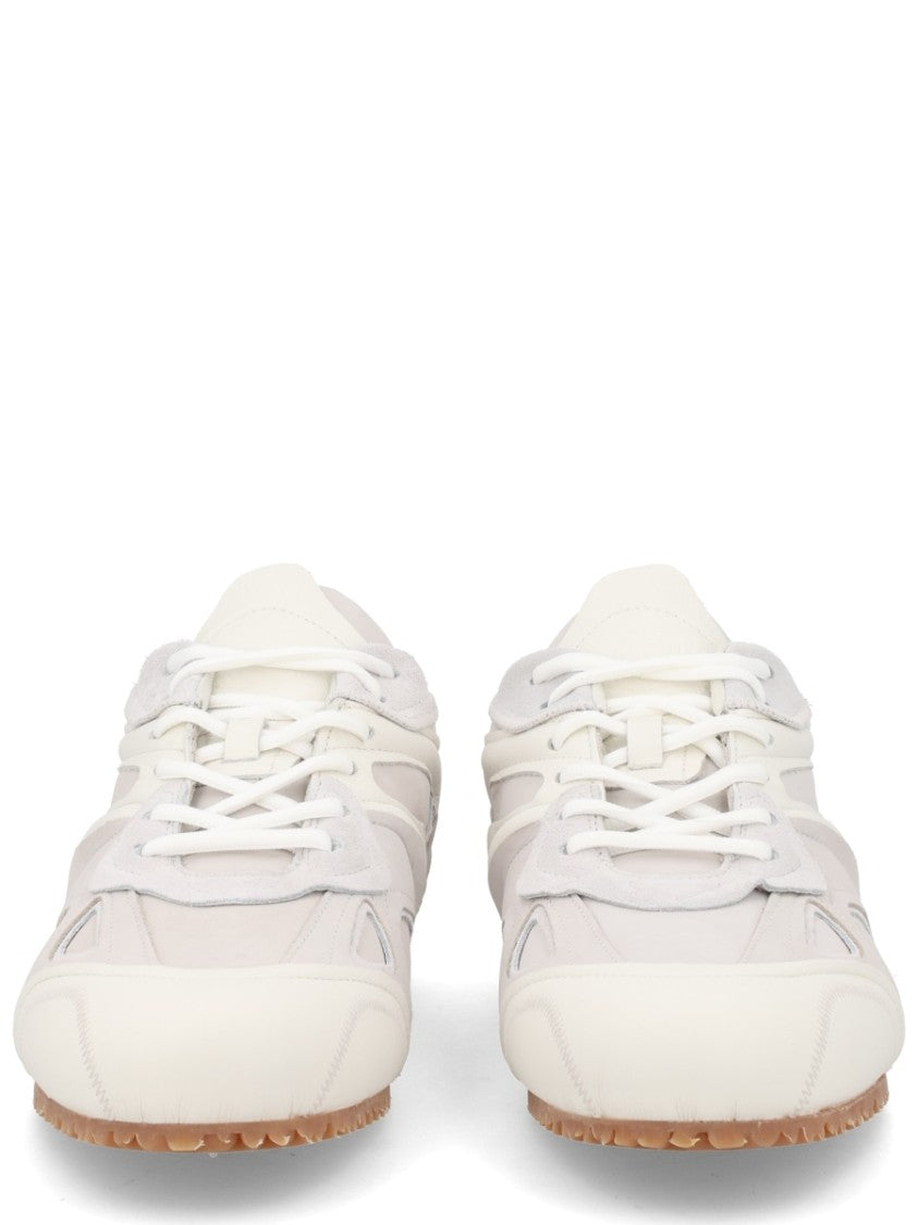 Axel Arigato Layered Off-White And Beige Low-Profile Sneakers