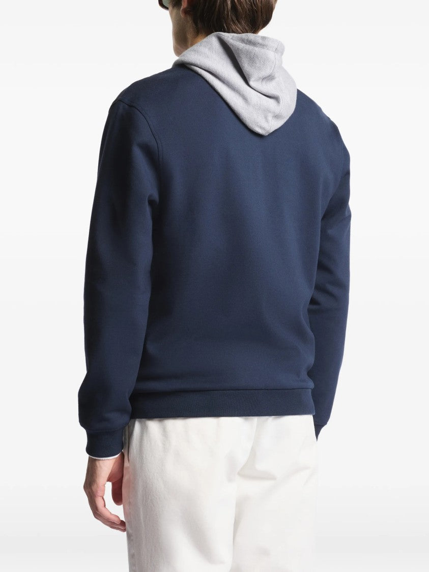 Fay Quilted Front Panel Smooth Fabric Jacket