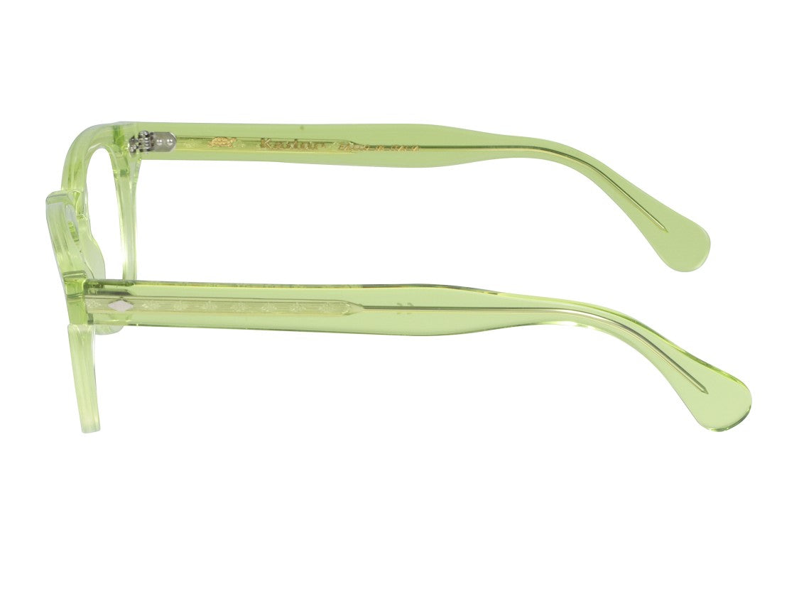 Kador Green Jolly Cal 49 Translucent Square Eyeglasses