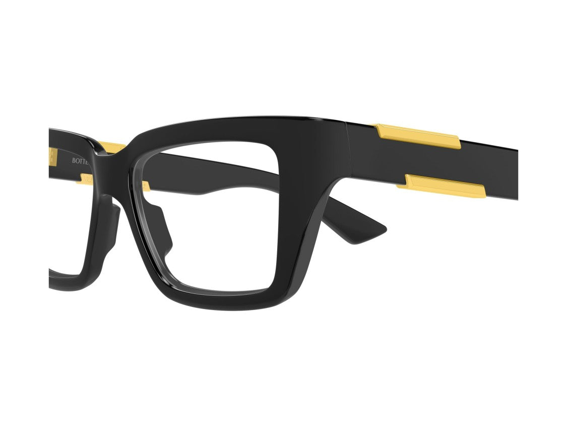 Bottega Veneta Gold Bv1455o Oversized Square Eyeglasses
