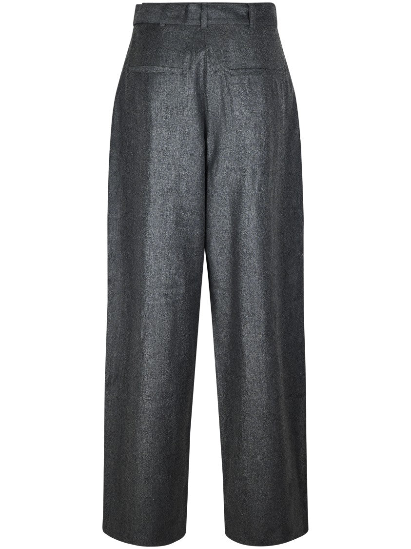 Soeur High-Waisted Wide-Leg Trousers