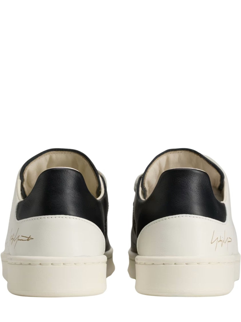 Y-3 Minimalist Diagonal Leather Sneakers