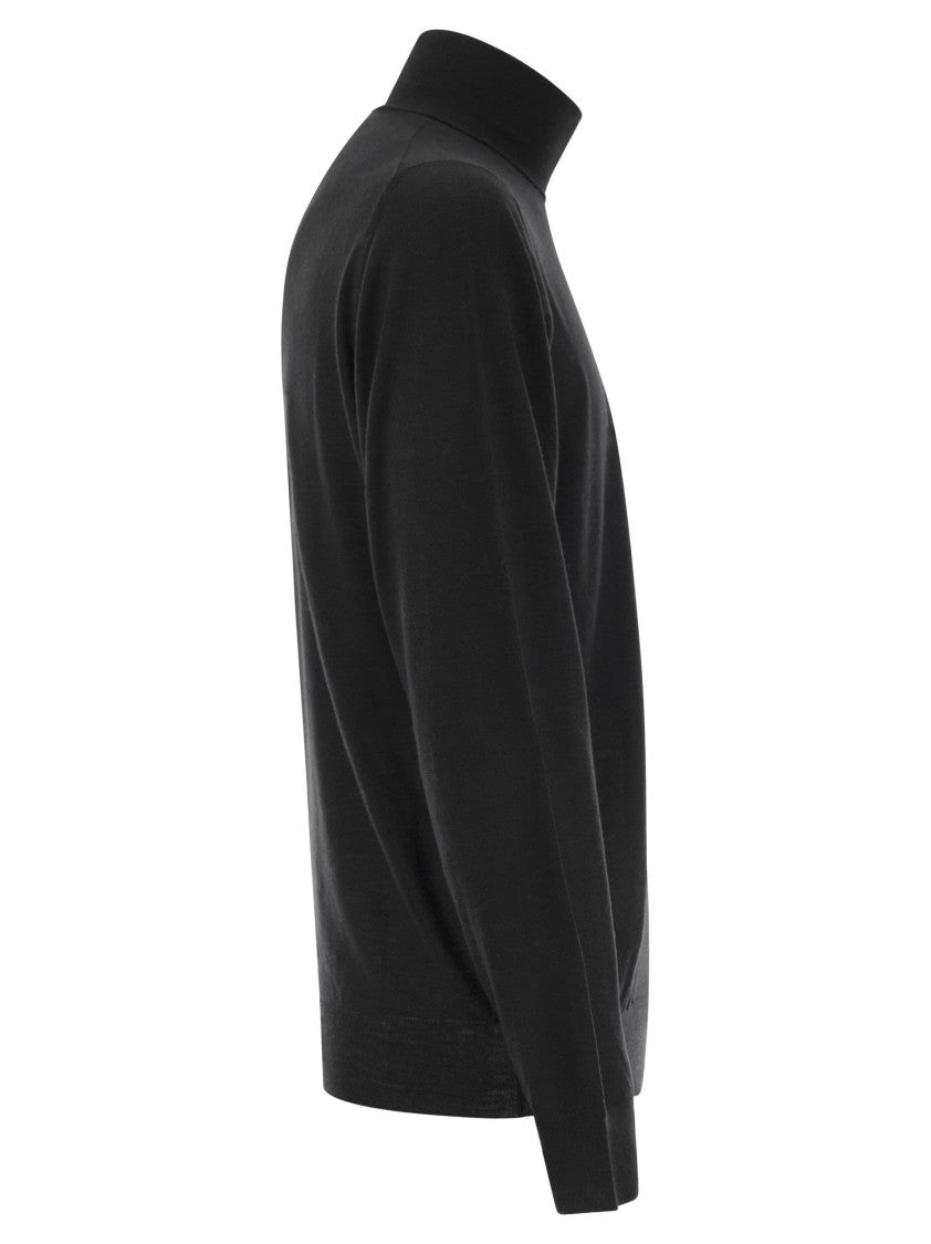 Fedeli Turtleneck Sweater In Virgin Wool