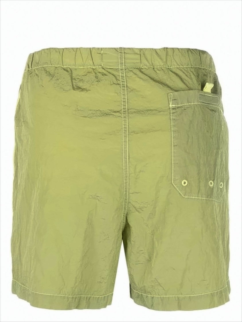 Stone Island Lightweight Olive Green Swim Shorts
