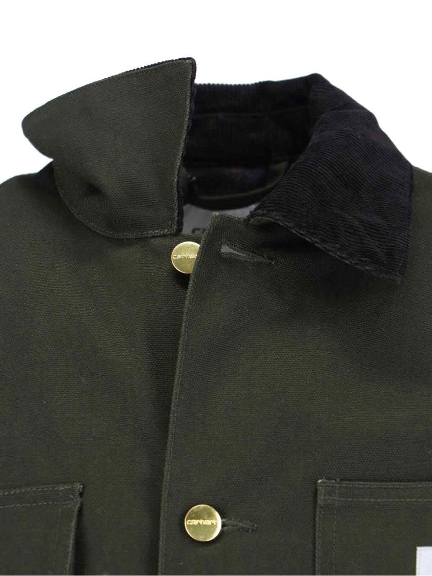 Carhartt Wip "Michigan" Jacket, In Green Cotton