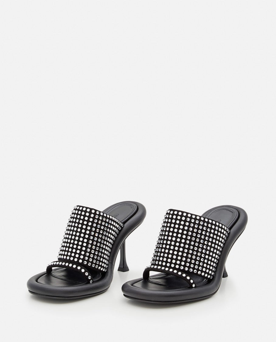 J. W. Anderson 90Mm Bumper Rhinestone Mules