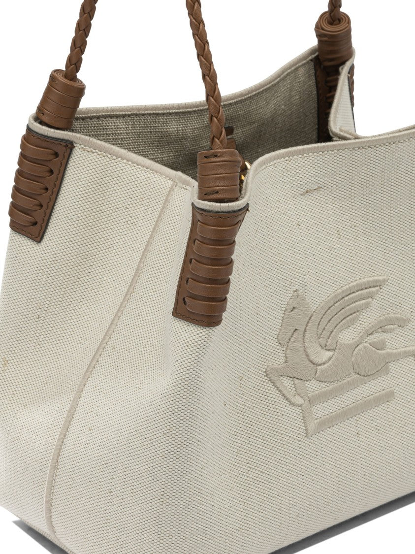 Etro Textured Cotton Small 'Libra' Shoulder Bag