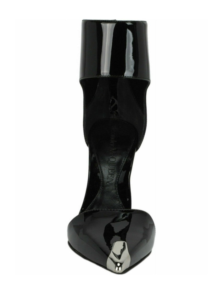 Alexander Mcqueen Punk Patent Leather Heels