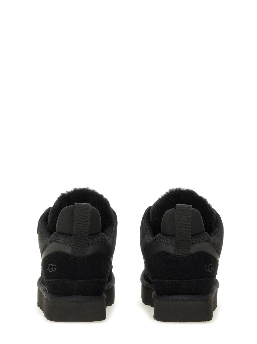 Ugg Lowmel Textured Panels Leather Sneakers