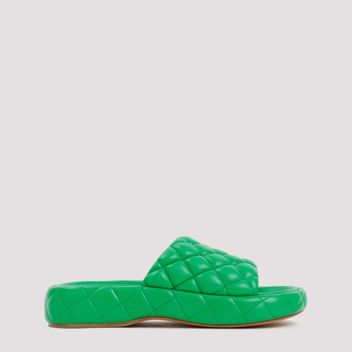 Bottega Veneta Parakeet Padded Leather Sandals