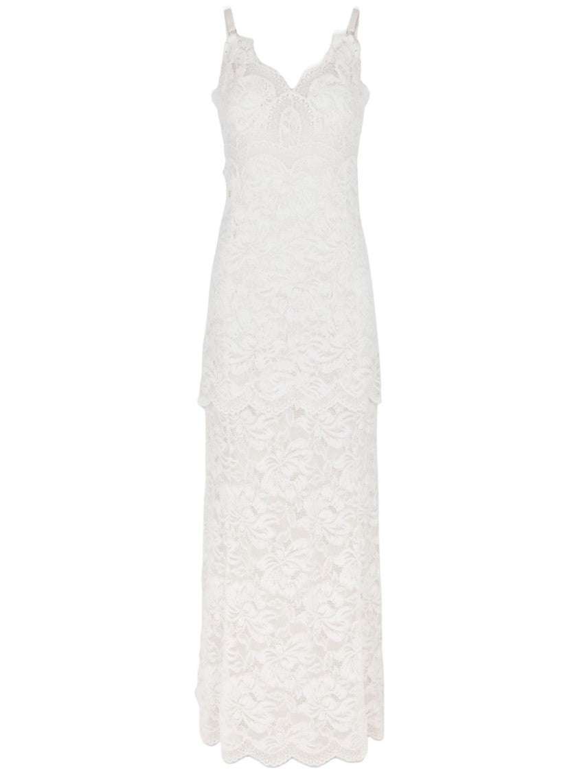 Rabanne Ivory Ankle-Length Dress
