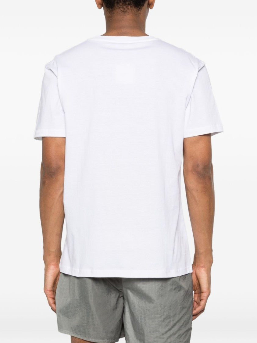 Moschino White Cotton Logo T-Shirt