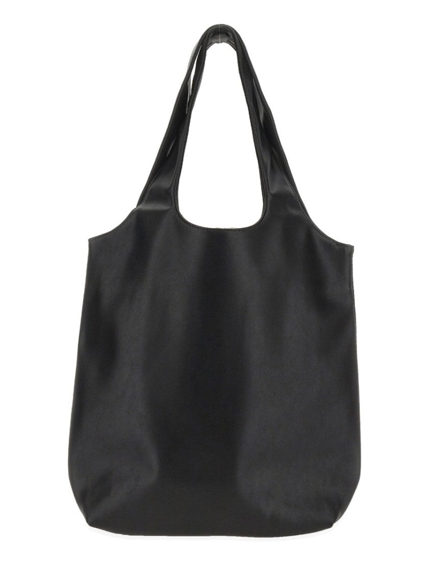 A.P.C. Spacious Matte Finish Tote Bag With Bold Logo