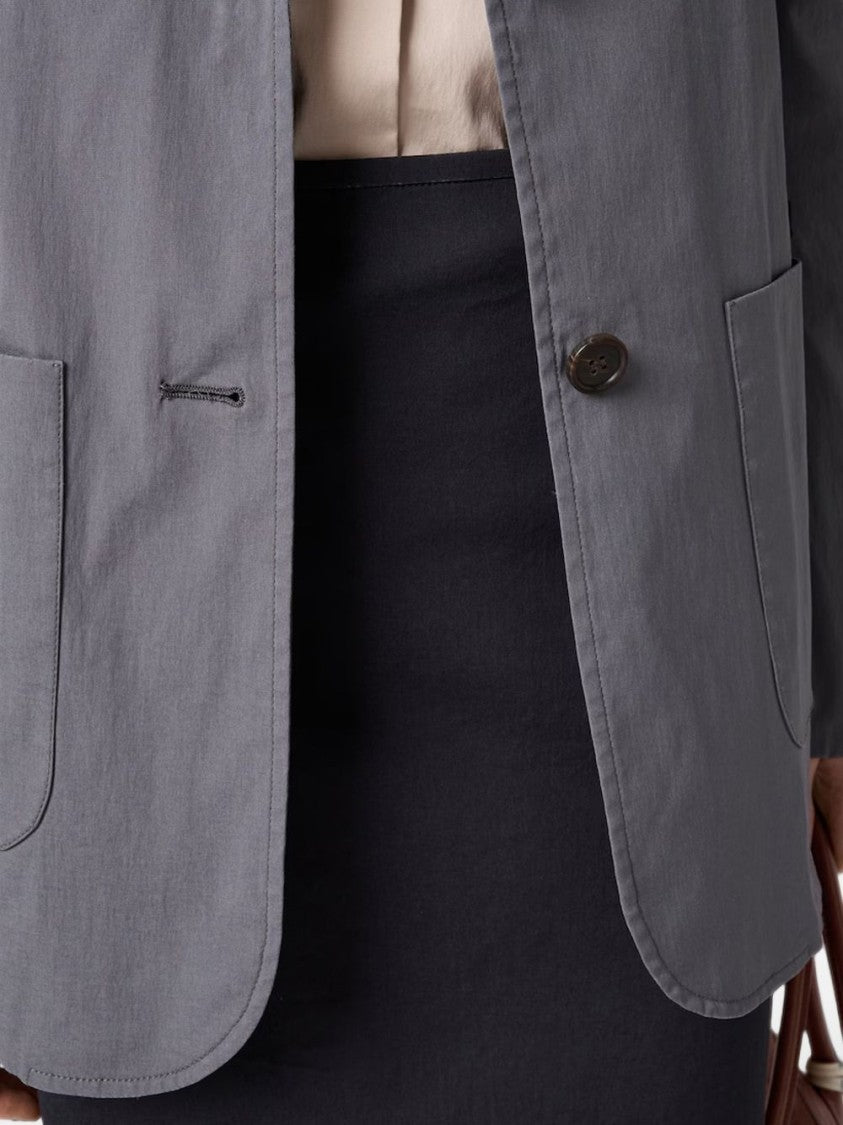 Miu Miu Knee-Length Black Midi Skirt With Subtle Logo Patch