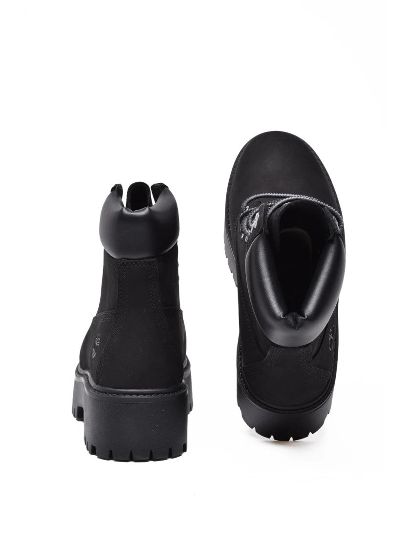 Timberland Black Leather Waterproof Ankle Boots