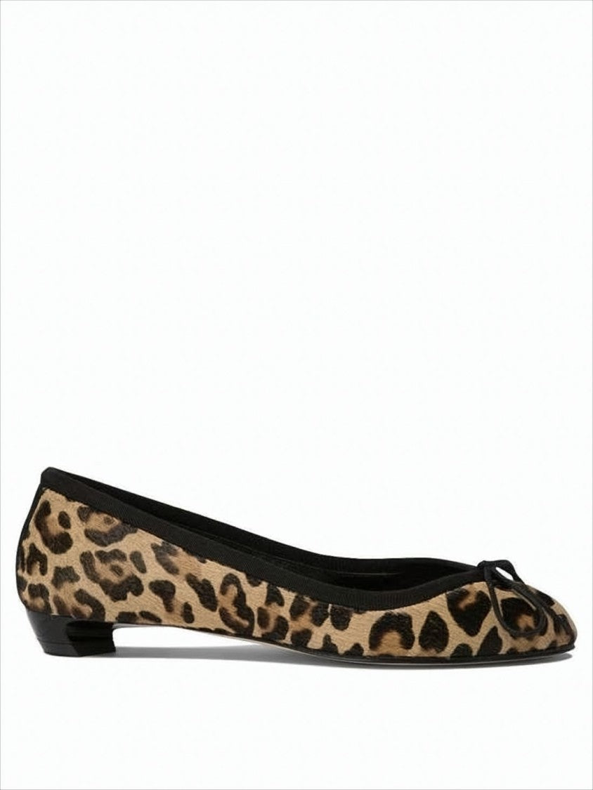 Alexander Mcqueen Leopard Print Ballet Flats