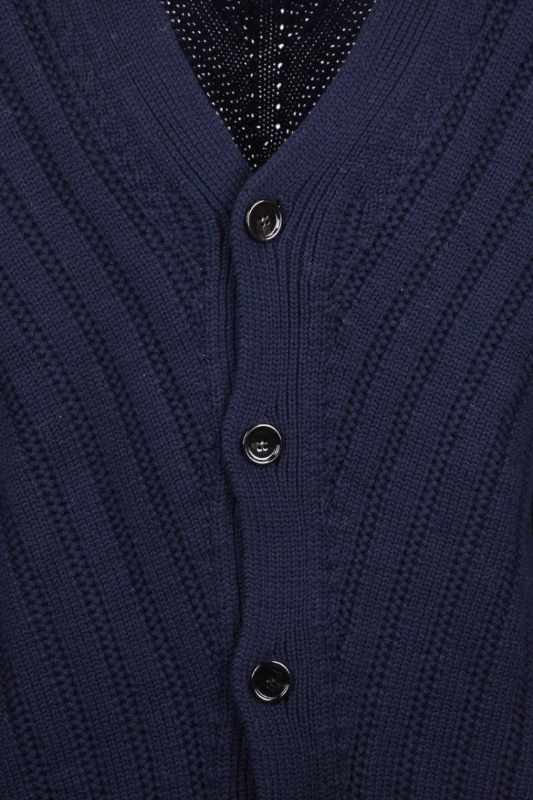 Dondup Button-Front Merino Wool Cardigan