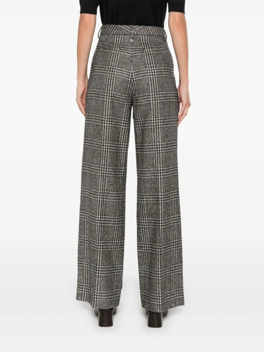 Lorena Antoniazzi Checkered Trousers