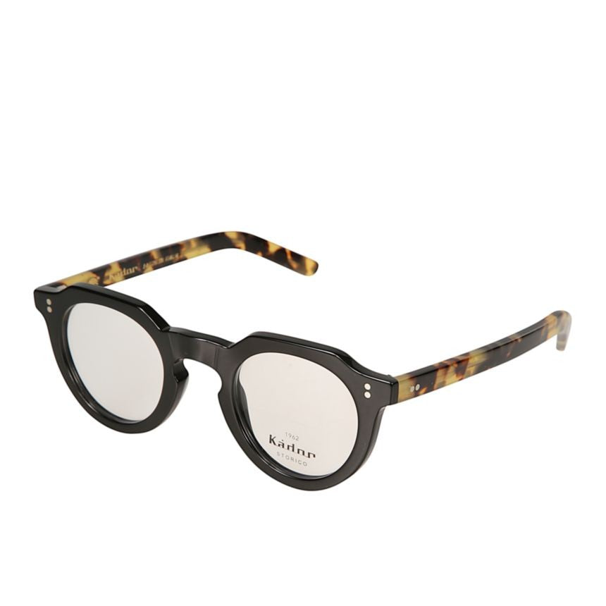 Kador Storiko Rounded Tortoiseshell-Pattern Eyeglasses With Keyhole Bridge