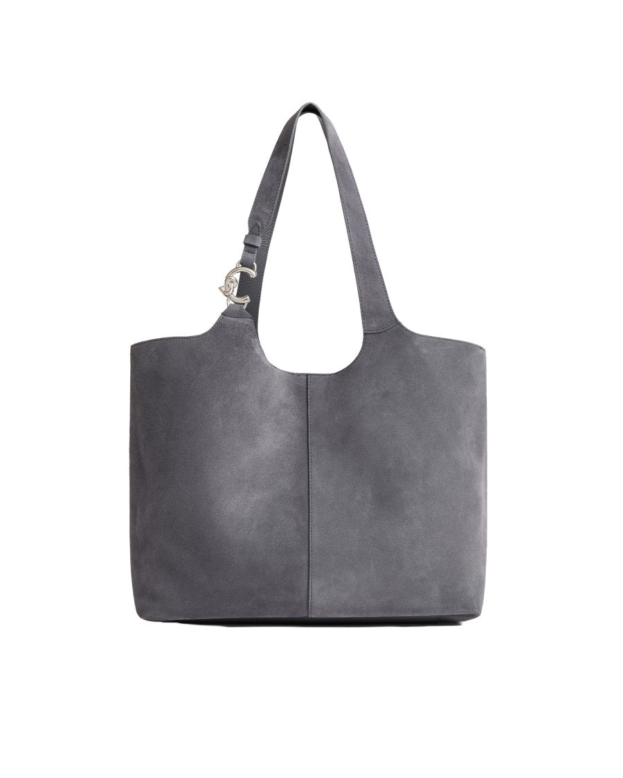 Coccinelle C-Easy Suede Leather Tote Bag