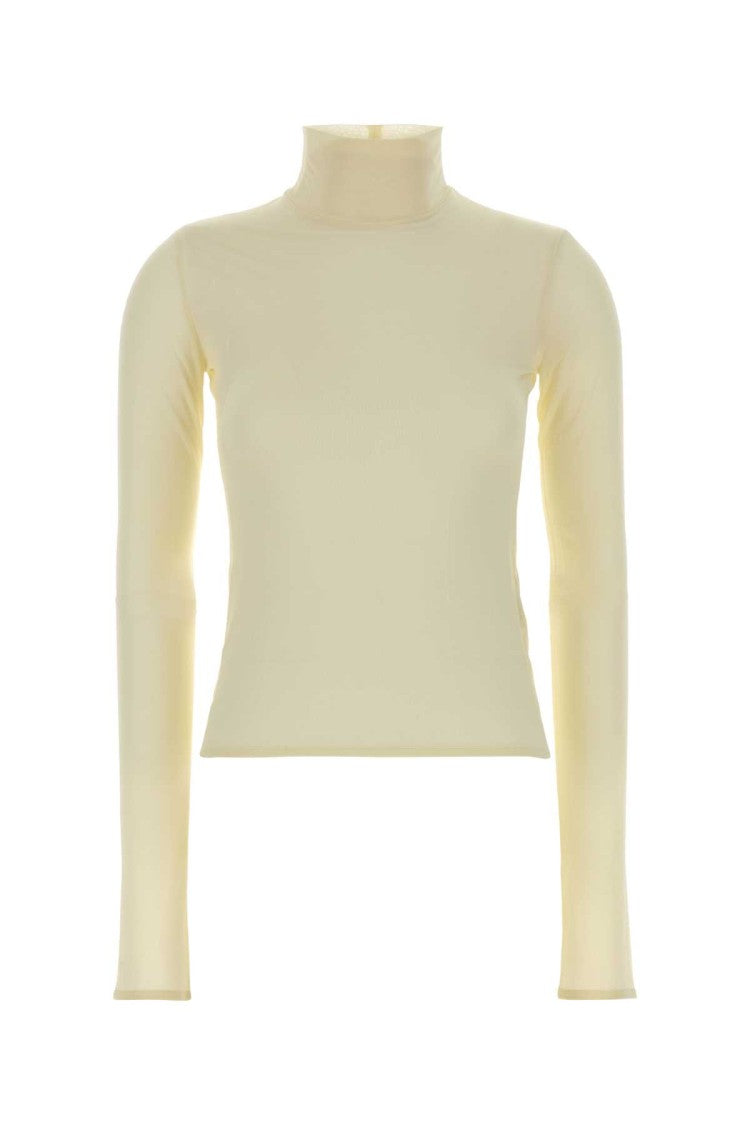 Jil Sander Pastel Yellow Viscose Top