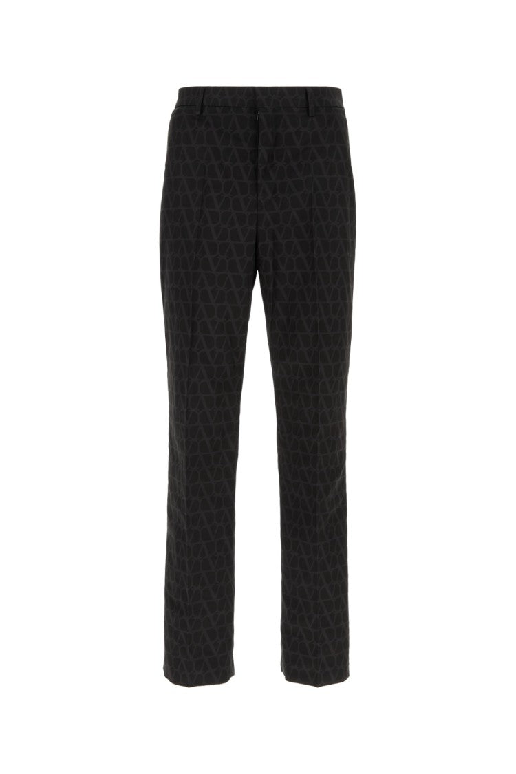 Valentino Garavani Tailored Trousers With Geometric Pattern