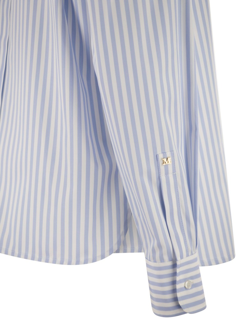 Max Mara Mxmaccenni - Striped Poplin Shirt